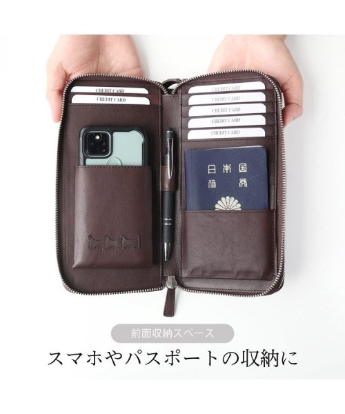 [mieno]牛革レザーオーガナイザーお財布 