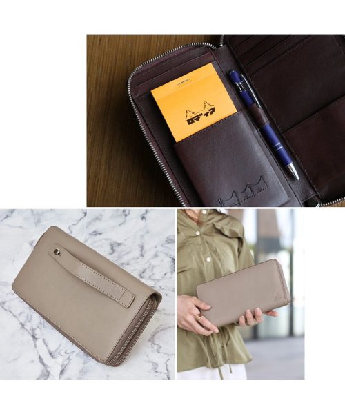 [mieno]牛革レザーオーガナイザーお財布 