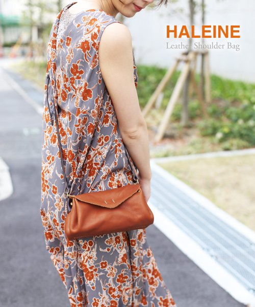 HALEINE(アレンヌ)/[HALEINE]牛革オイルヌメ ショルダーバッグ 日本製/img01