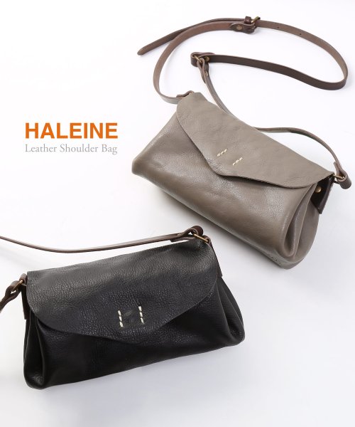 HALEINE(アレンヌ)/[HALEINE]牛革オイルヌメ ショルダーバッグ 日本製/img15