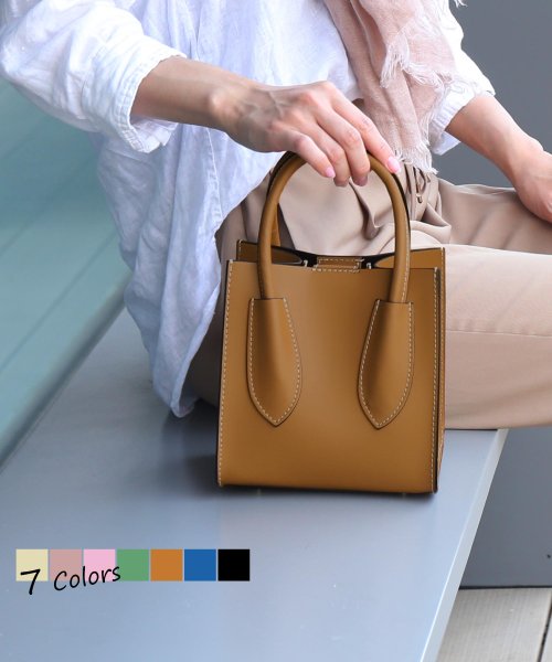 イタリア製牛床革レザーミニハンドバッグ 人気・おすすめ｜使いやすい・旅行におすすめ 品質保証 全国発送 在庫限り