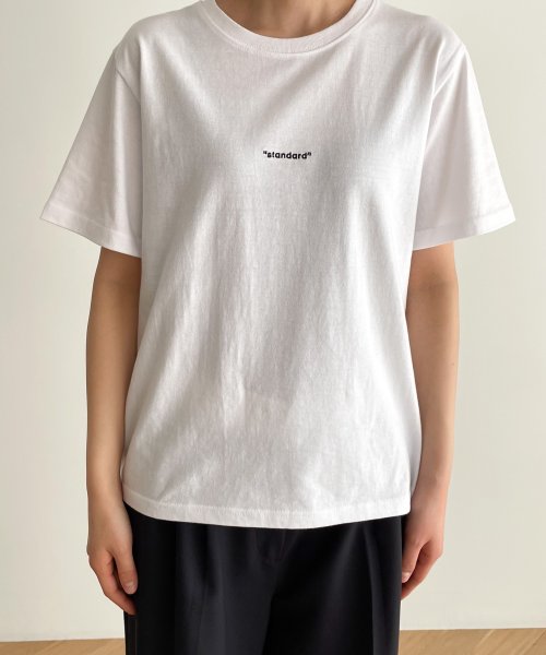CANAL JEAN(キャナルジーン)/El mar(エルマール)"standard"刺繍半袖Tシャツ/img08