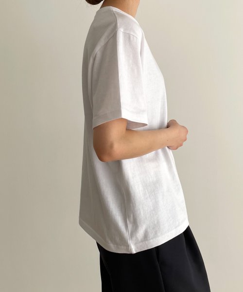 CANAL JEAN(キャナルジーン)/El mar(エルマール)"standard"刺繍半袖Tシャツ/img09