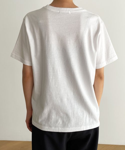 CANAL JEAN(キャナルジーン)/El mar(エルマール)"standard"刺繍半袖Tシャツ/img10