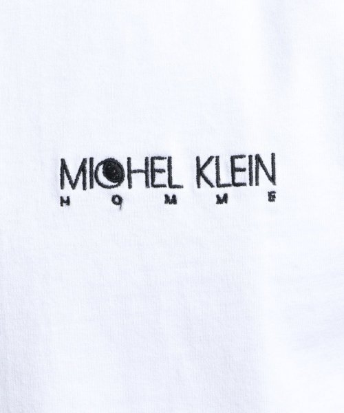 MICHEL KLEIN HOMME(ミッシェルクランオム)/『レッドカップキャンペーン』ロゴ刺繍カットソー/img02