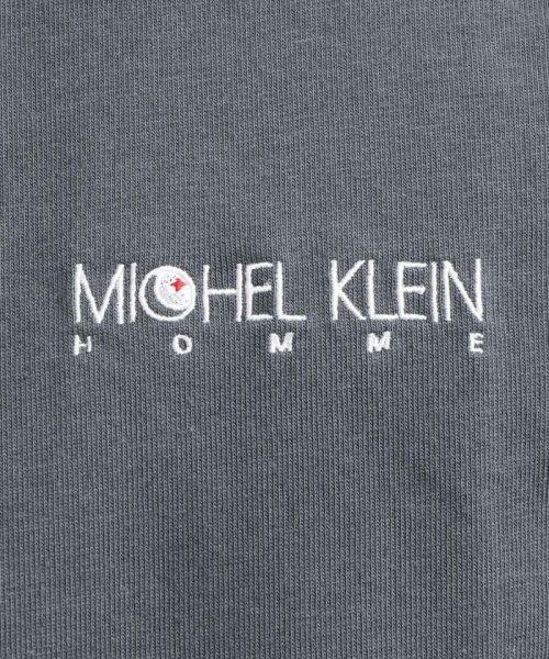 MICHEL KLEIN HOMME(ミッシェルクランオム)/『レッドカップキャンペーン』ロゴ刺繍カットソー/img05