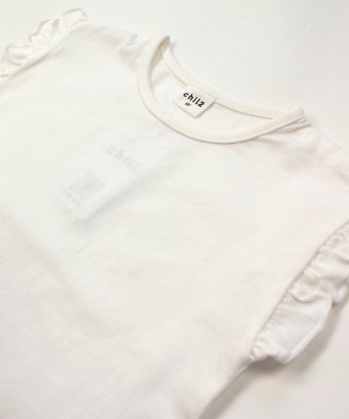 chil2(チルツー)/全11色カラバリフリルTシャツ/img27