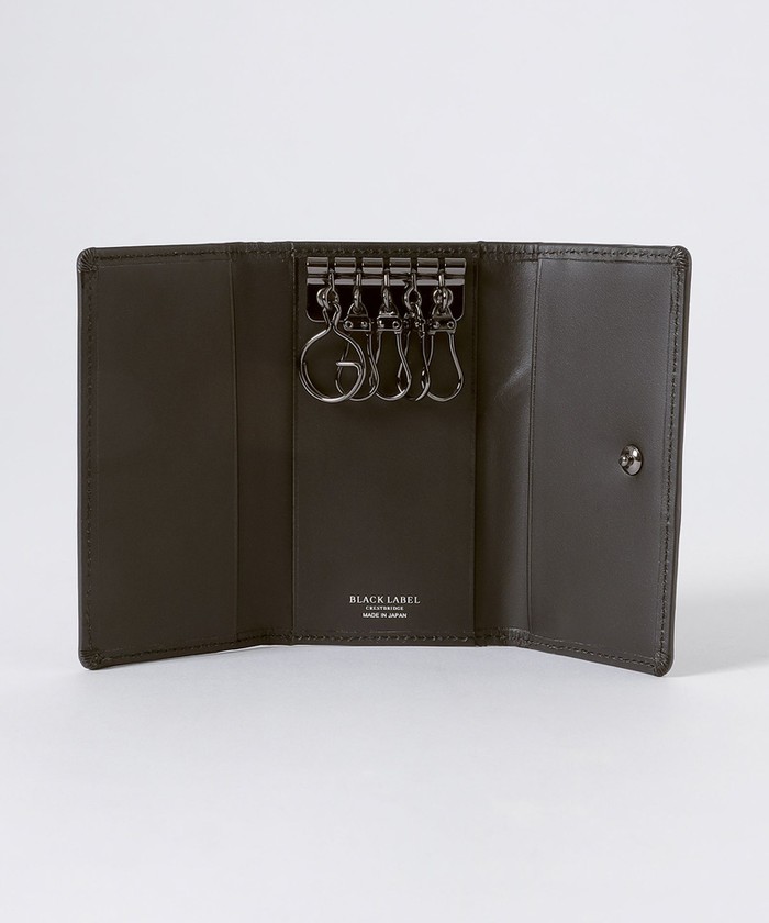 トーナルクレストブリッジチェックキーケース(505200168)｜HANKYU MEN'S / 阪急メンズ