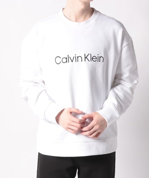 Calvin Klein(カルバンクライン)/【Calvin Klein / カルバンクライン】ロゴ刺繍 スウェット クルーネック トレーナー 40HM230 プレゼント 贈り物/img26