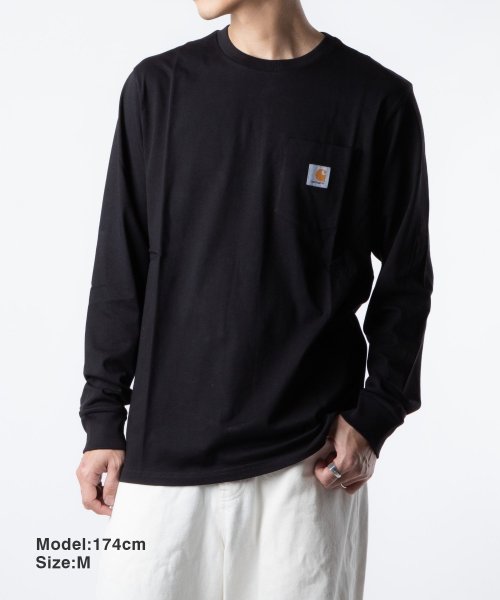 Carhartt(カーハート)/カーハート Carhartt I022094 Tシャツ メンズ トップス 長袖 ロングTシャツ WIP スリーブ クルーネック カットソー コットン 綿 ロンT/img11