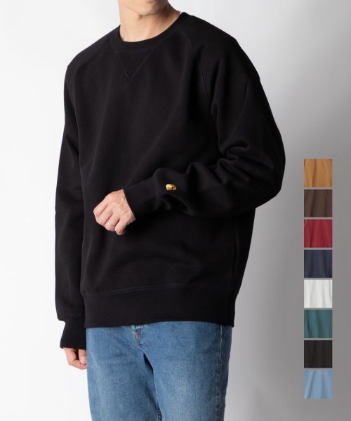 Carhartt(カーハート)/Carhartt スウェット I026383 カーハート メンズ トップス トレーナー チェイス 長袖 CHASE SWEATSHIRT WIP クルーネック /img01