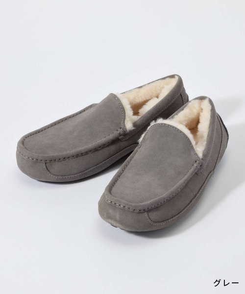 UGG(UGG)/UGG ASCOT メンズ アグ 1101110 モカシン M  シューズ M アスコット ボア ウール スエード 通勤 通学 普段使い おしゃれ 靴 防寒 フ/img04