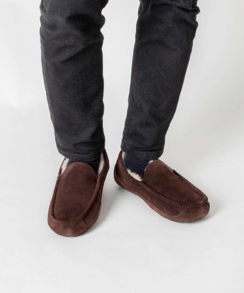 UGG(UGG)/UGG ASCOT メンズ アグ 1101110 モカシン M  シューズ M アスコット ボア ウール スエード 通勤 通学 普段使い おしゃれ 靴 防寒 フ/img09