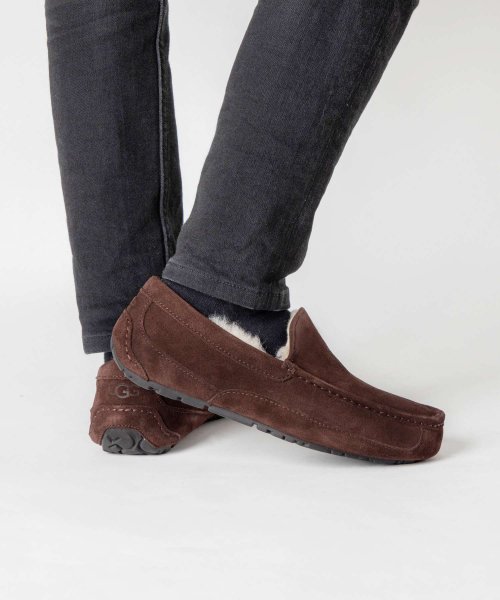 UGG(UGG)/UGG ASCOT メンズ アグ 1101110 モカシン M  シューズ M アスコット ボア ウール スエード 通勤 通学 普段使い おしゃれ 靴 防寒 フ/img10