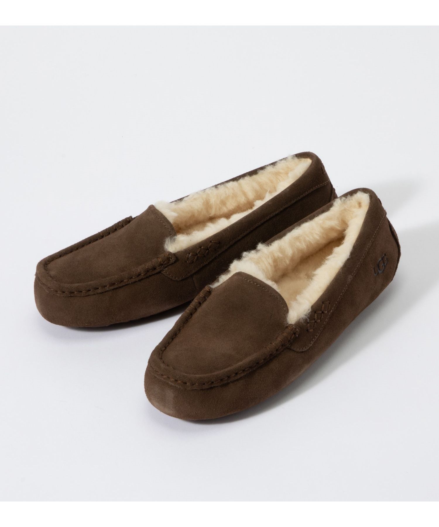 レア 希少 ✨ UGG アンスレー ムートン モカシン スレート US8 レア