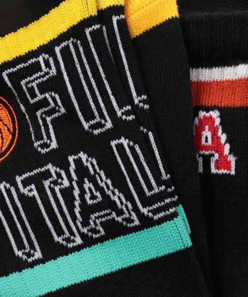 FILA socks Mens(フィラ　ソックス　メンズ)/バスケットボール柄 リブソックス 2足組 メンズ/img01