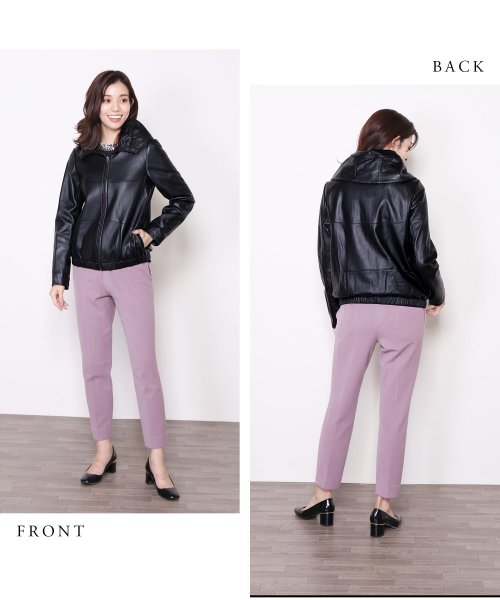 ラムレザーライダースジャケット 着丈56cm