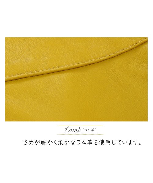 ラムレザーライダースジャケット 着丈56cm