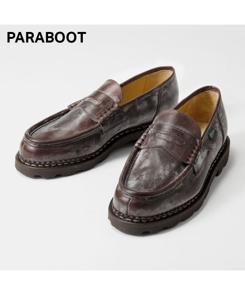 Paraboot(パラブーツ)/パラブーツ PARABOOT 99413 ビジネスシューズ REIMS ランス メンズ シューズ ローファー Lisse Cafe カフェ リスレザー ブラウン/img01
