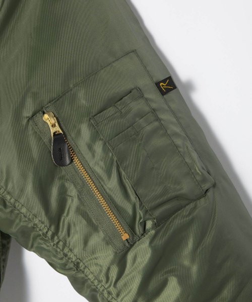 ROTHCO(ロスコ)/ロスコ MA1 FLIGHTJACKET ジャケット ROTHCO メンズ アウター ミリタリー フライトジャケット 中綿 ナイロン 厚手 防寒 カジュアル 秋/img10