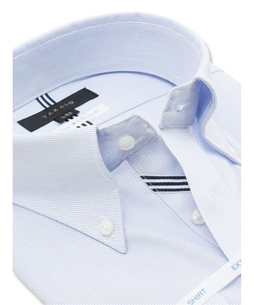 TAKA-Q(タカキュー)/クールファクター スタンダードフィット ボタンダウン 長袖 長袖 シャツ メンズ ワイシャツ ビジネス yシャツ 速乾 ノーアイロン 形態安定/img01