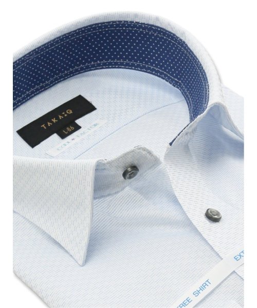 TAKA-Q(タカキュー)/クールファクター スタンダードフィット ワイドカラー 長袖 長袖 シャツ メンズ ワイシャツ ビジネス yシャツ 速乾 ノーアイロン 形態安定/img03