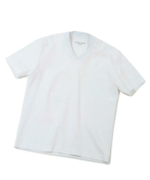 Men's Bigi(メンズビギ)/【ACTIVE TAILOR】シルケットスムースVネックTシャツ/img21