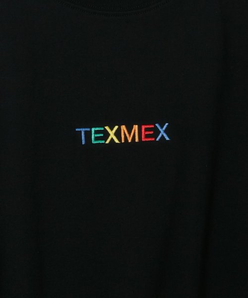coen(coen)/common　good（コモングッド）別注TEXMEXロゴマルチカラー刺繍Tシャツ/img19