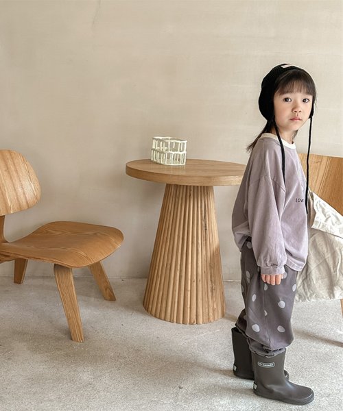 aimoha(aimoha（アイモハ）)/【aimoha－KIDS－】韓国子供服　可愛いドット総柄裾絞りパンツ/img25