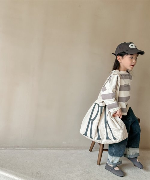 aimoha(aimoha（アイモハ）)/【aimoha－KIDS－】韓国子供服　古着風配色切り替えデニムパンツ/img24