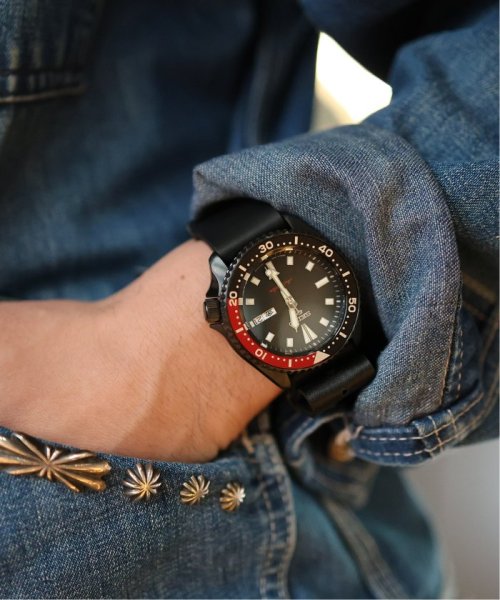 HIROB Ladys(ヒロブ　レディース)/【SEIKO 5sports×JOURNAL STANDARD】Limited Model SBSA189 BLACK×RED【ウォッチ】/img01