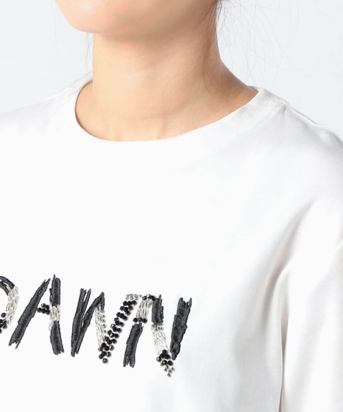 Grand PARK(グランドパーク)/ドライタッチ素材　ビーズ刺繍ライトフィットTシャツ/img07