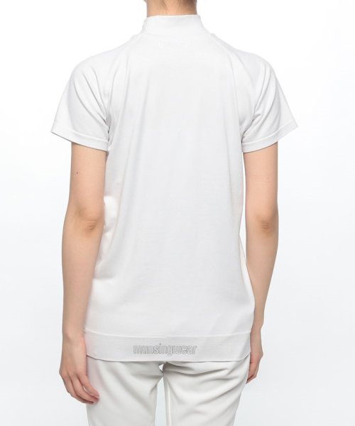 Munsingwear(マンシングウェア)/『ENVOY』部分シームレス成型編みmロゴモックネックシャツ【アウトレット】/img14