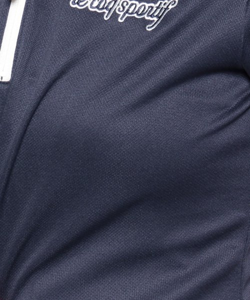 le coq sportif GOLF (ルコックスポルティフ（ゴルフ）)/EXcDRYハーフジップ半袖シャツ (吸汗速乾/UV CUT(UPF15)/高速ドライ)【アウトレット】/img22