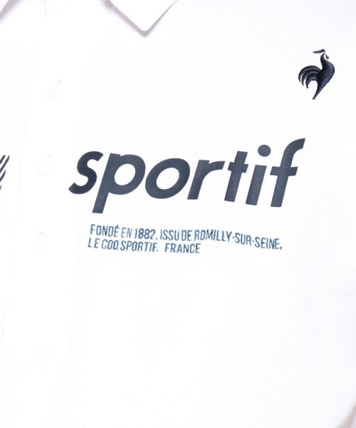 le coq sportif GOLF (ルコックスポルティフ（ゴルフ）)/EXcDRYロゴ半袖シャツ (吸汗速乾/UV CUT(UPF15)/高速ドライ/EXcDRY D－Tec（エクシードライ　ディーテック【アウトレット】/img29
