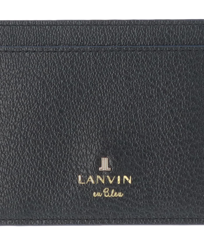 【LANVIN en Bleu】リム リール付きパスケース LANVIN en Bleu リム リール付きパスケース ダークグリーン