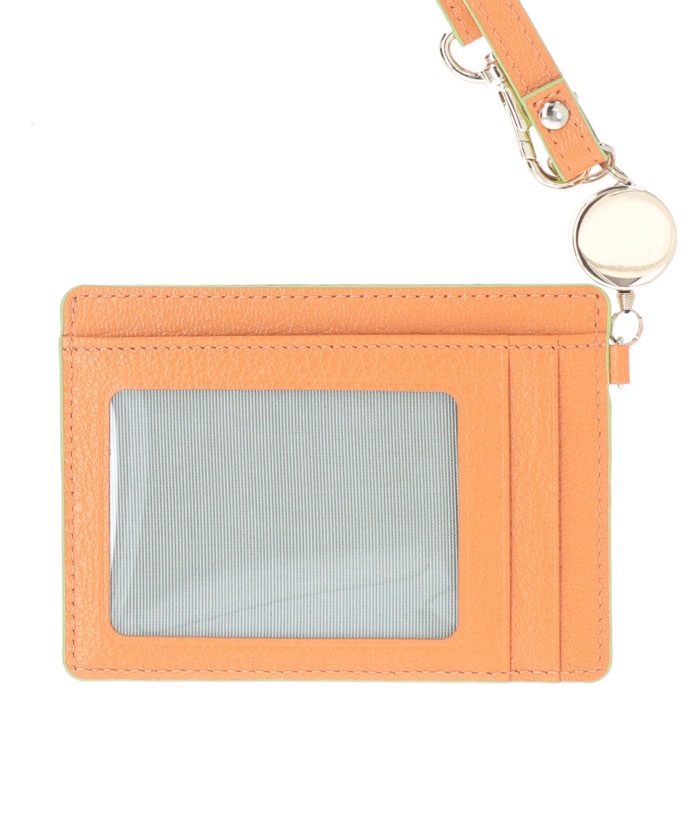 【LANVIN en Bleu】リム リール付きパスケース LANVIN en Bleu パスケース リム リール付きパスケース
