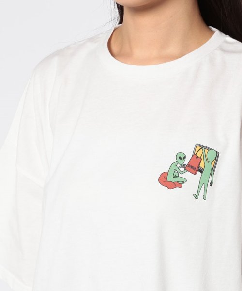 NICE CLAUP OUTLET(ナイスクラップ　アウトレット)/地球旅行プリントBIGTシャツ/img20
