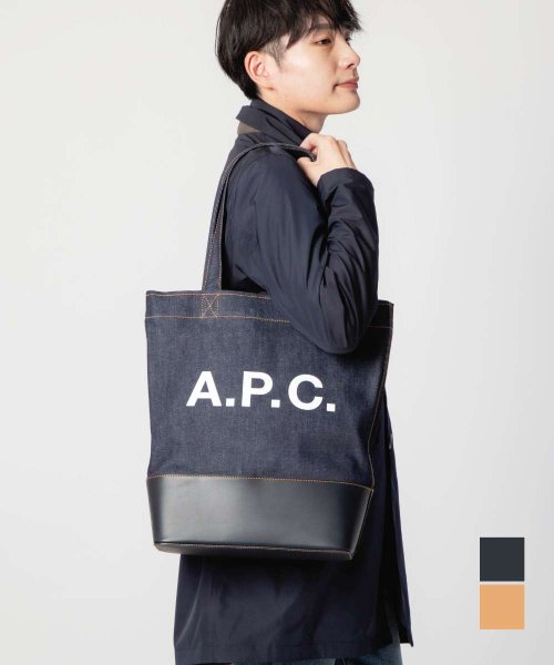 A.P.C.(アーペーセー)/APC アーペーセー A.P.C. CODDP M61444 トートバッグ メンズ レディース バック 手提げバッグ 肩掛け デニム カジュアル A4 軽量 シ/img01