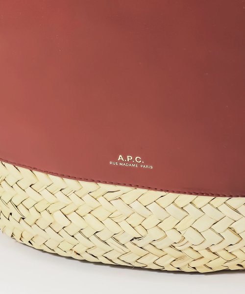 A.P.C.(アーペーセー)/アーペーセー A.P.C. PLAAB F61586 かごバッグ レディース トートバッグ ショルダーバッグ APC カジュアル panier zoe smal/img11