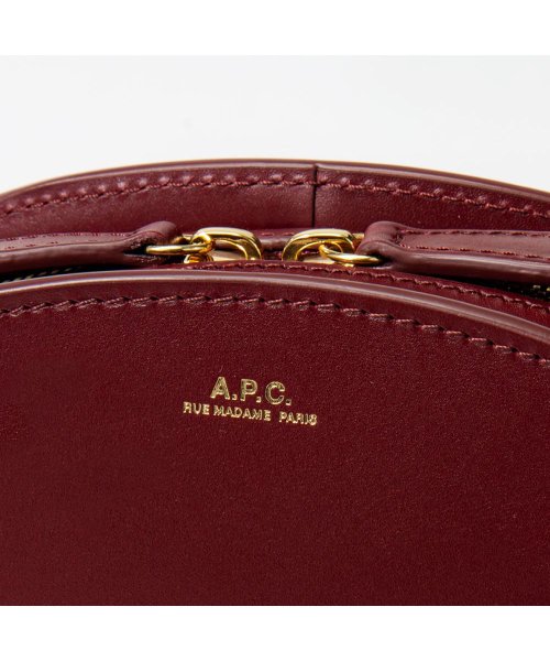 APC アーペーセー A.P.C. PXAWV F61392 ショルダーバッグ レディース バック 肩掛け レザー ハーフムーン プレゼント キレカジ 無地 ショルダーバッグ Y2653776334(20240円)