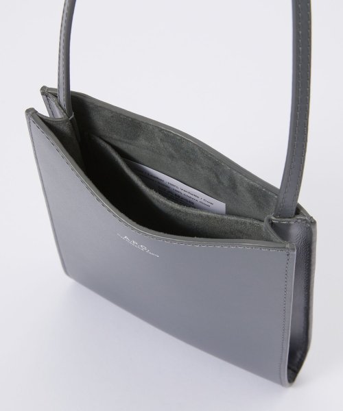 APC アーペーセー A.P.C. PXBMW H63043 ショルダーバッグ メンズ バック 肩掛け レザー ネックポーチ プレゼント バック 5cm