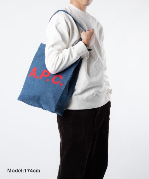 A.P.C.(アーペーセー)/アーペーセー A.P.C. COFBW M61442 トートバッグ メンズ バック 手提げ 鞄 ロゴ コットン デニム プレゼント お祝い 記念 お出かけ トー/img11