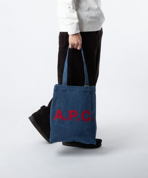 A.P.C.(アーペーセー)/アーペーセー A.P.C. COFBW M61442 トートバッグ メンズ バック 手提げ 鞄 ロゴ コットン デニム プレゼント お祝い 記念 お出かけ トー/img12