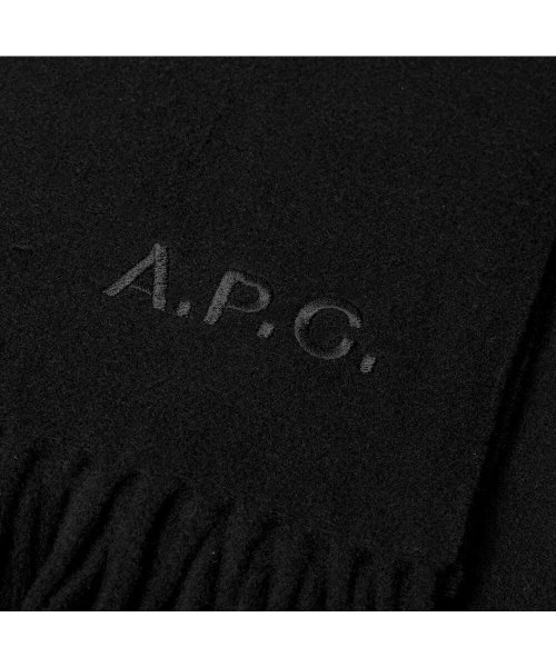 A.P.C.(アーペーセー)/APC アーペーセー A.P.C. WOAFE M15170 マフラー レディース アパレル ウール ストール ロゴ刺繍 echarpe alix brodee/img07