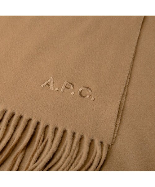 A.P.C.(アーペーセー)/APC アーペーセー A.P.C. WOAFE M15170 マフラー レディース アパレル ウール ストール ロゴ刺繍 echarpe alix brodee/img15
