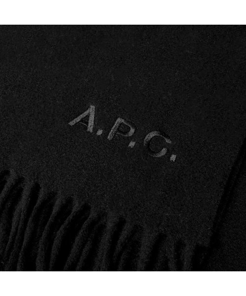 A.P.C.(アーペーセー)/APC アーペーセー A.P.C. WOAFE M15171 マフラー レディース アパレル ウール ストール ロゴ刺繍 echarpe ambroise br/img11