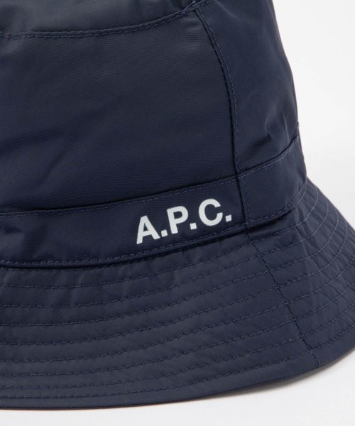 A.P.C.(アーペーセー)/アーペーセー A.P.C. PAAES M24096 帽子 レディース ファッション小物 ハット バケットハット キャップ コットン ロゴプリント アウトドア /img04
