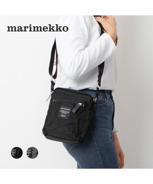 マリメッコ Marimekko 026992 ショルダーバッグ ROADIE レディース バック 肩掛け カジュアル CASH & CARRY シンプル ローデ バック BLACK