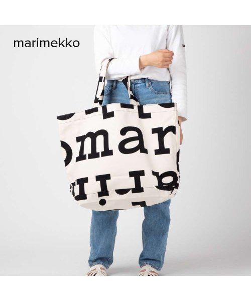 Marimekko(マリメッコ)/マリメッコ Marimekko 090591 トートバッグ アーケラ ロゴ ラージ レディース バック エコバッグ 手提げ 鞄 AHKERA LOGO BAG /img01